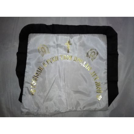 Наволочка для подушки гроба Ангелы с чёрным  RM-05-11-02