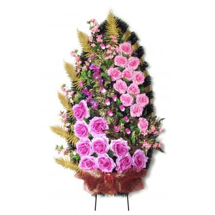 Венок дизайнерский Сиреневый туман RMV-01-000-07