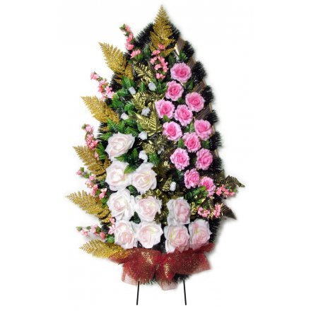 Венок дизайнерский Сиреневый туман RMV-01-000-06